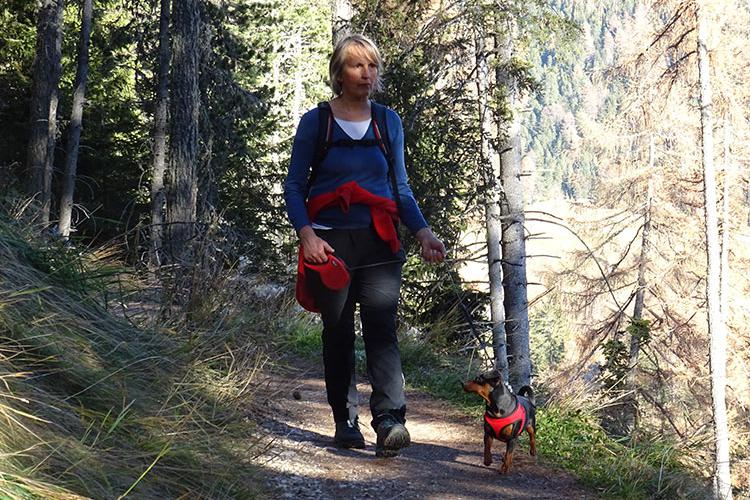 Out of season, Renate will be happy to take you on a hike