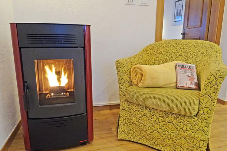 Apartment Belste – Pellet stove