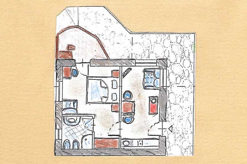 Apartment Prënsa – Floor plan