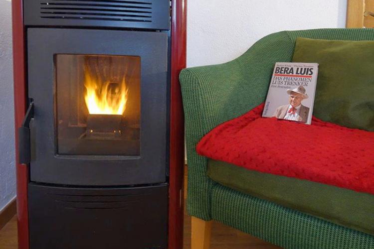 Apartment Saslong – Pellet stove