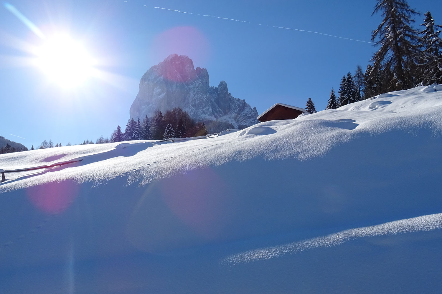 Ferienwohnung Saslong mit Dolomitenblick - Langkofel