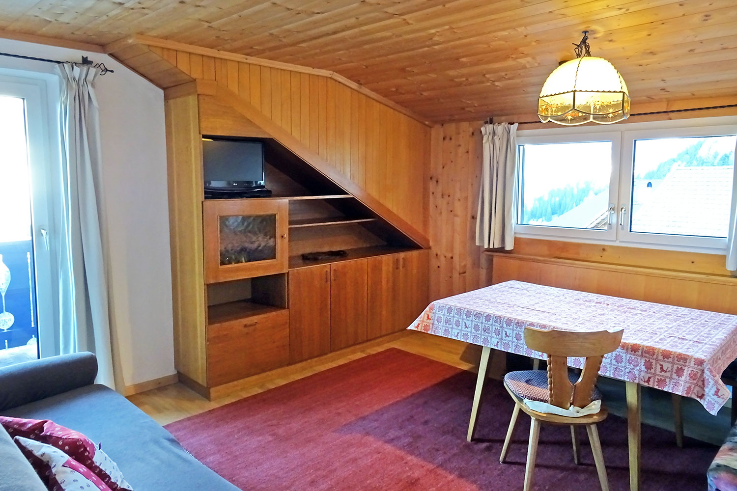 Ferienwohnung Belaut mit Dolomitenblick